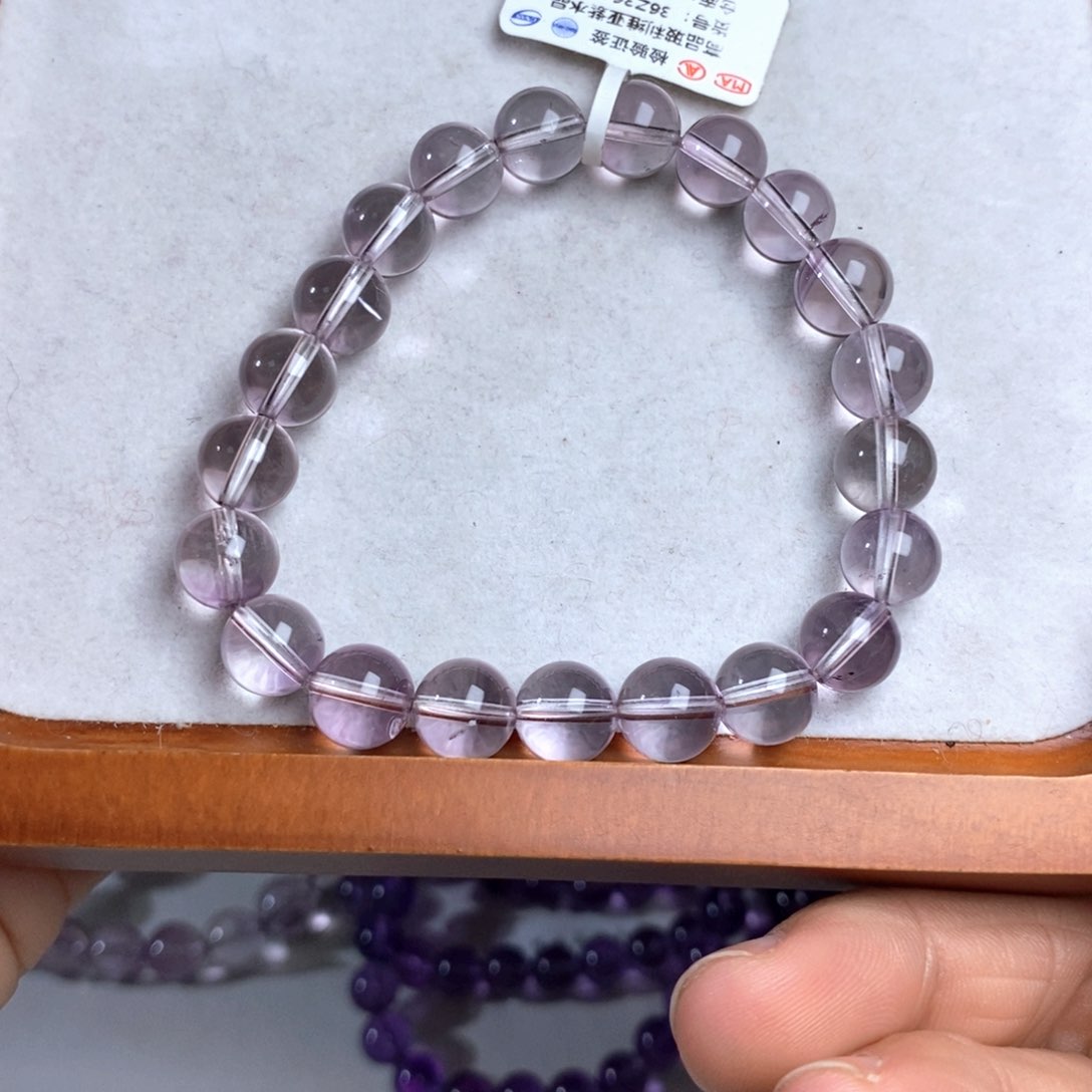 【闪购商品】水晶手链未镶嵌夏**雨玻利维亚9.2mm