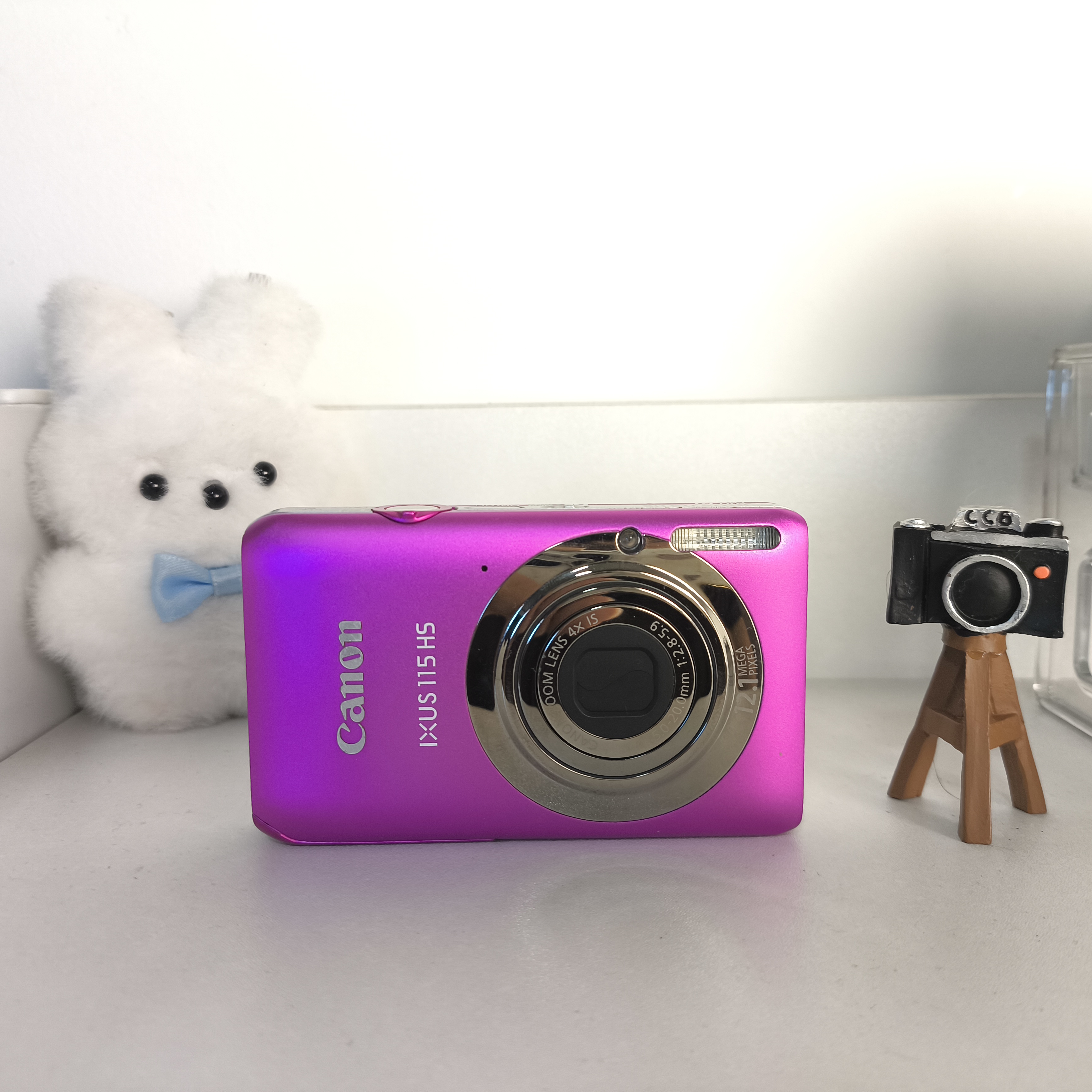 99新 Canon/佳能 ixus115hs 实况网红款冷白皮奶油肌ccd相机