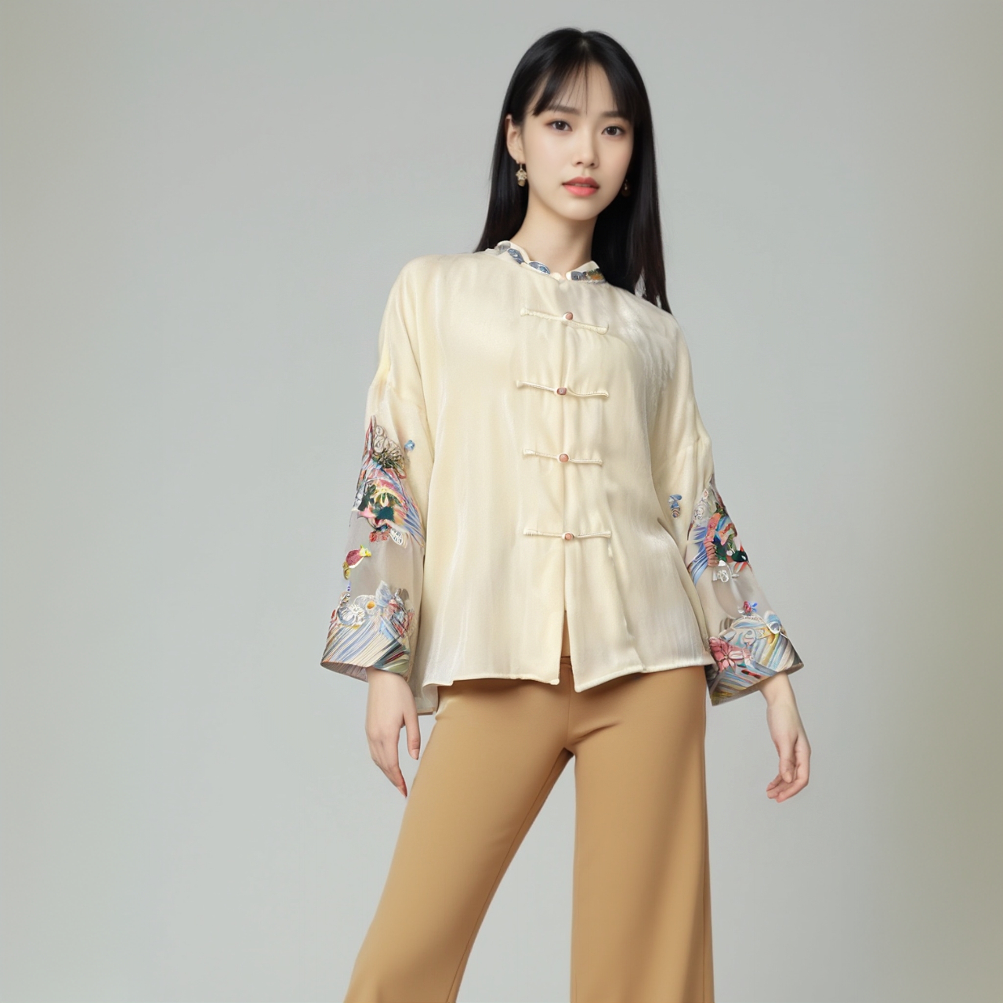 深圳南油时尚新款爆款新中式女装国风外套