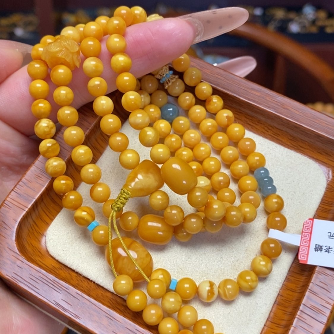 【闪购商品】蜜蜡手链未镶嵌手串