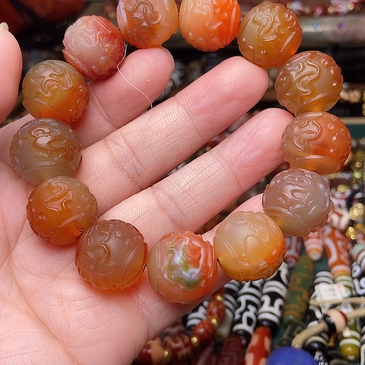 玛瑙/玉髓未镶嵌手链