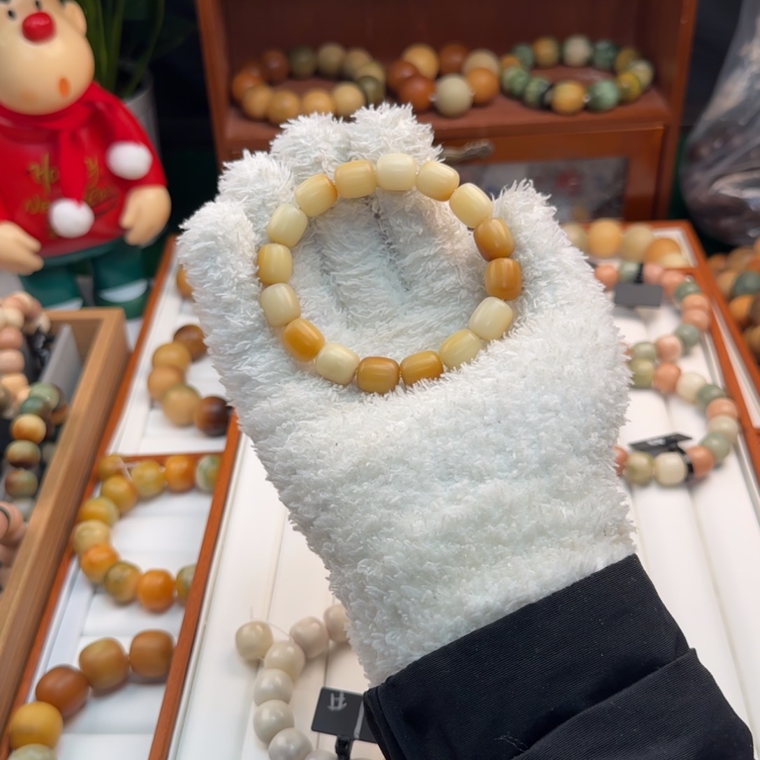 菩提根/象牙果手串干磨福利年糕微瑕