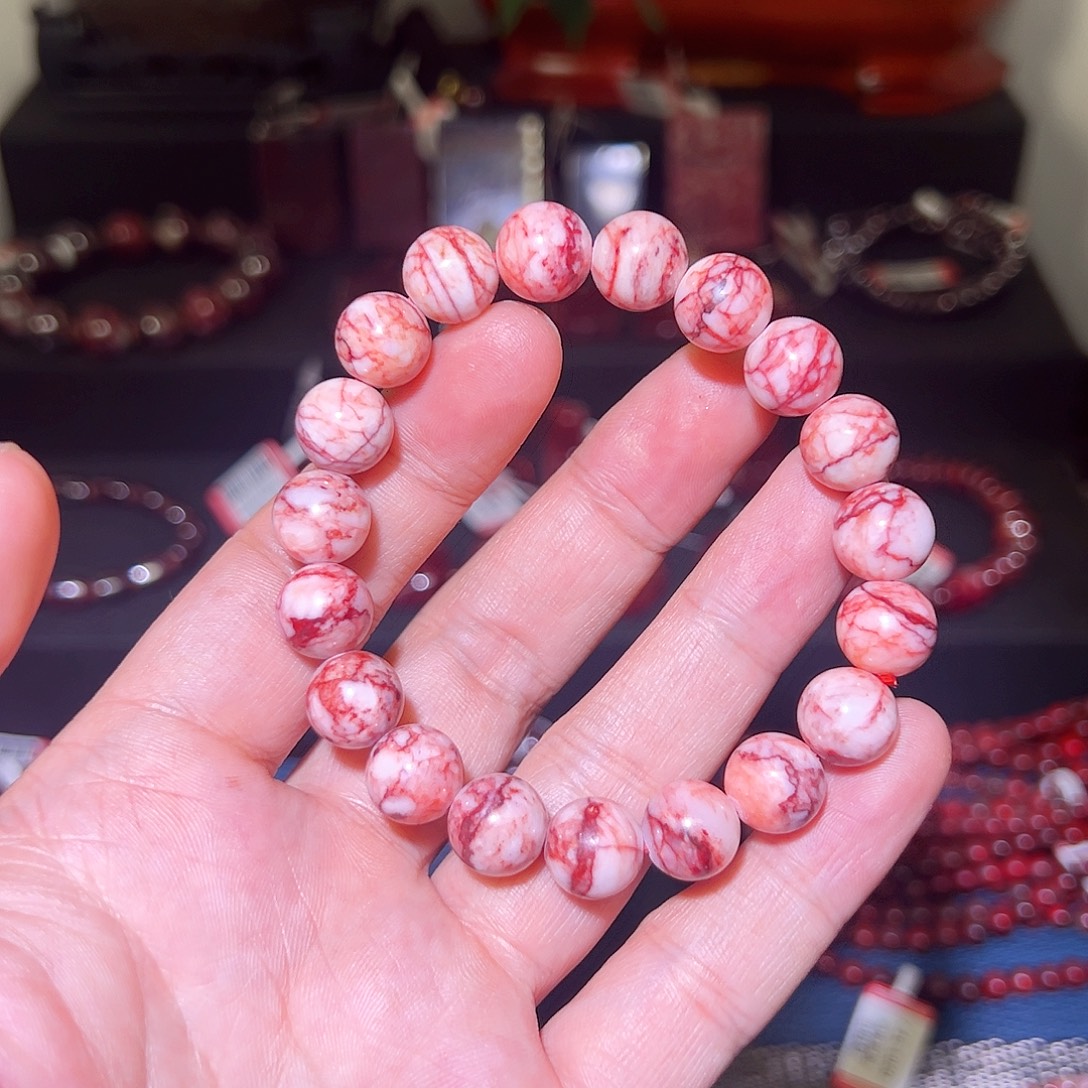 天然辰砂纯天然手串