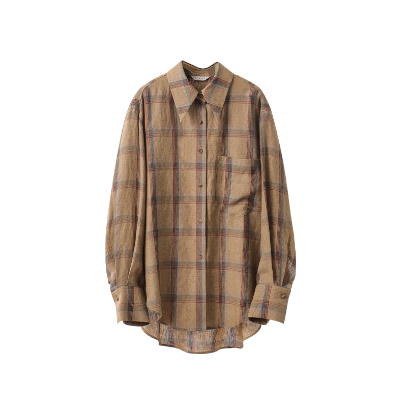 于momo【限量现货 店主自留】洋气减龄上衣休闲防晒衬衫女 QC231071