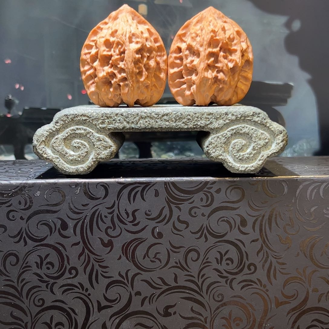 桃核把件野生红野鸡心022807