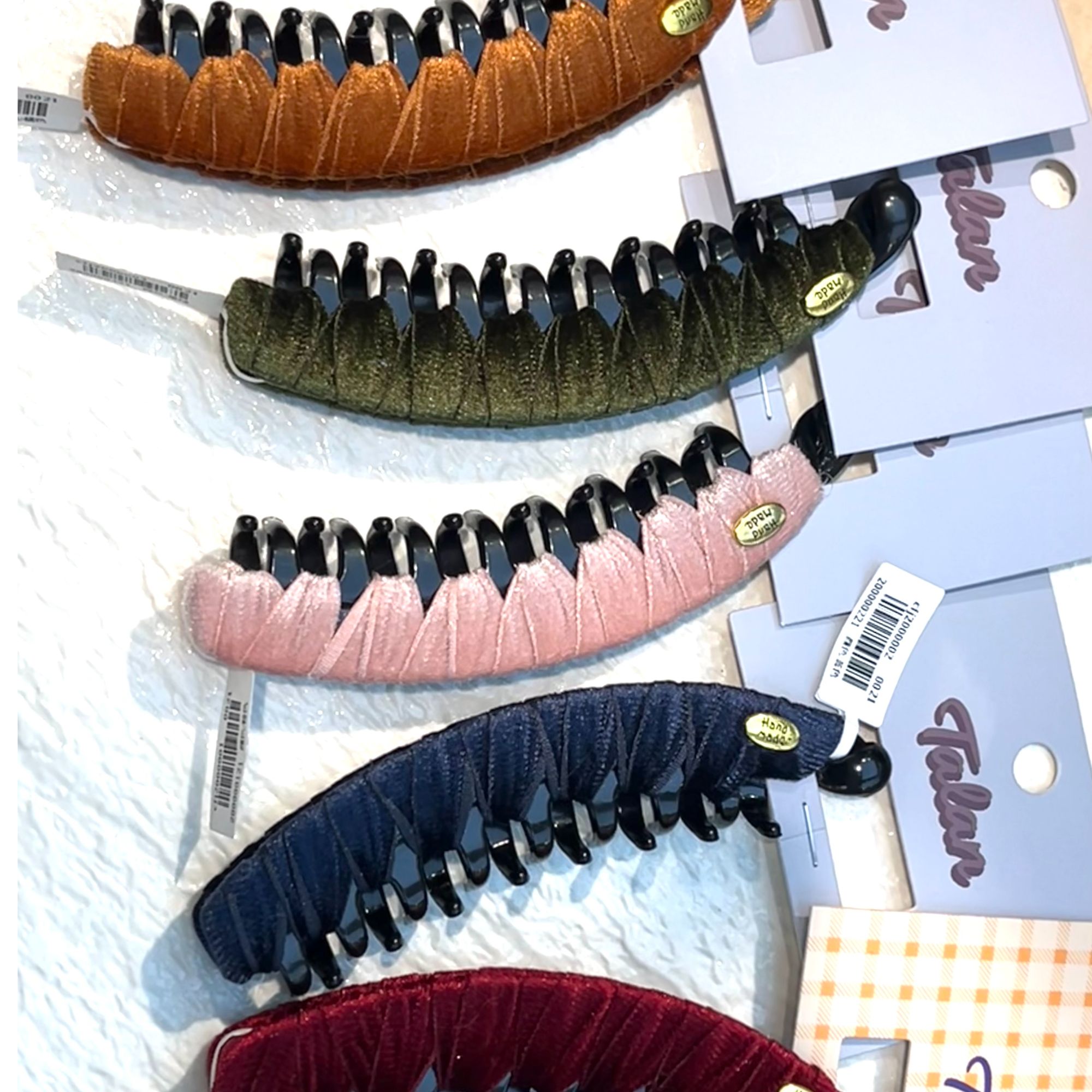 简约丝绒包裹香蕉夹