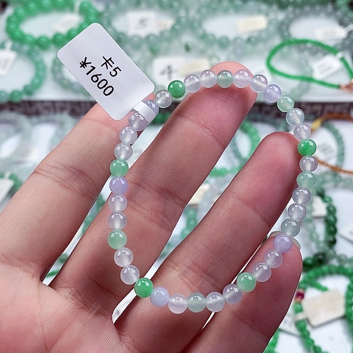 未镶嵌翡翠手链卡5