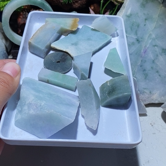 翡翠散珠边角料45