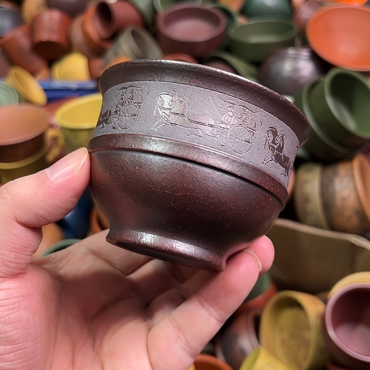 紫砂茶杯全手工紫砂主人杯