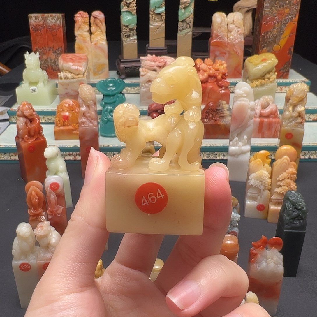 寿山石印石手工制作