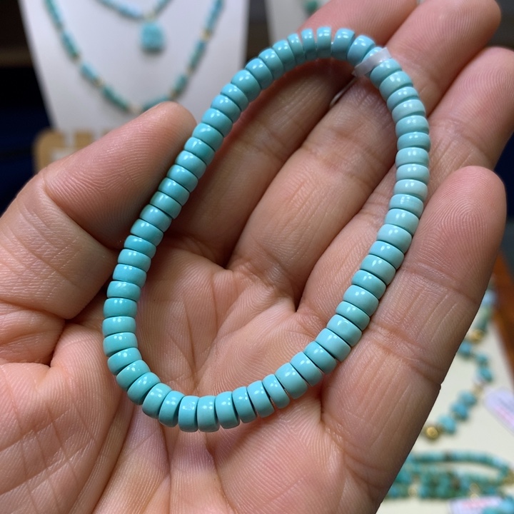 张***子绿松石未镶嵌单圈