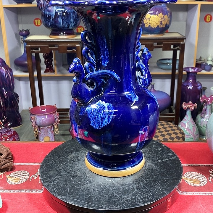 瓶中国神垕精品钧瓷