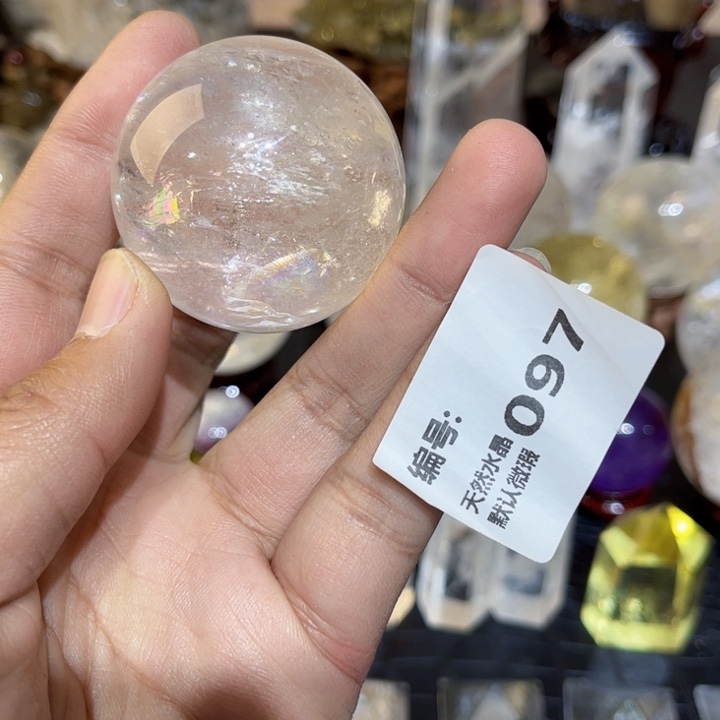 水晶摆件未镶嵌球