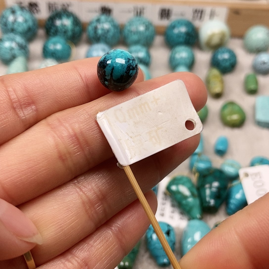 未镶嵌绿松石珠宝半成品