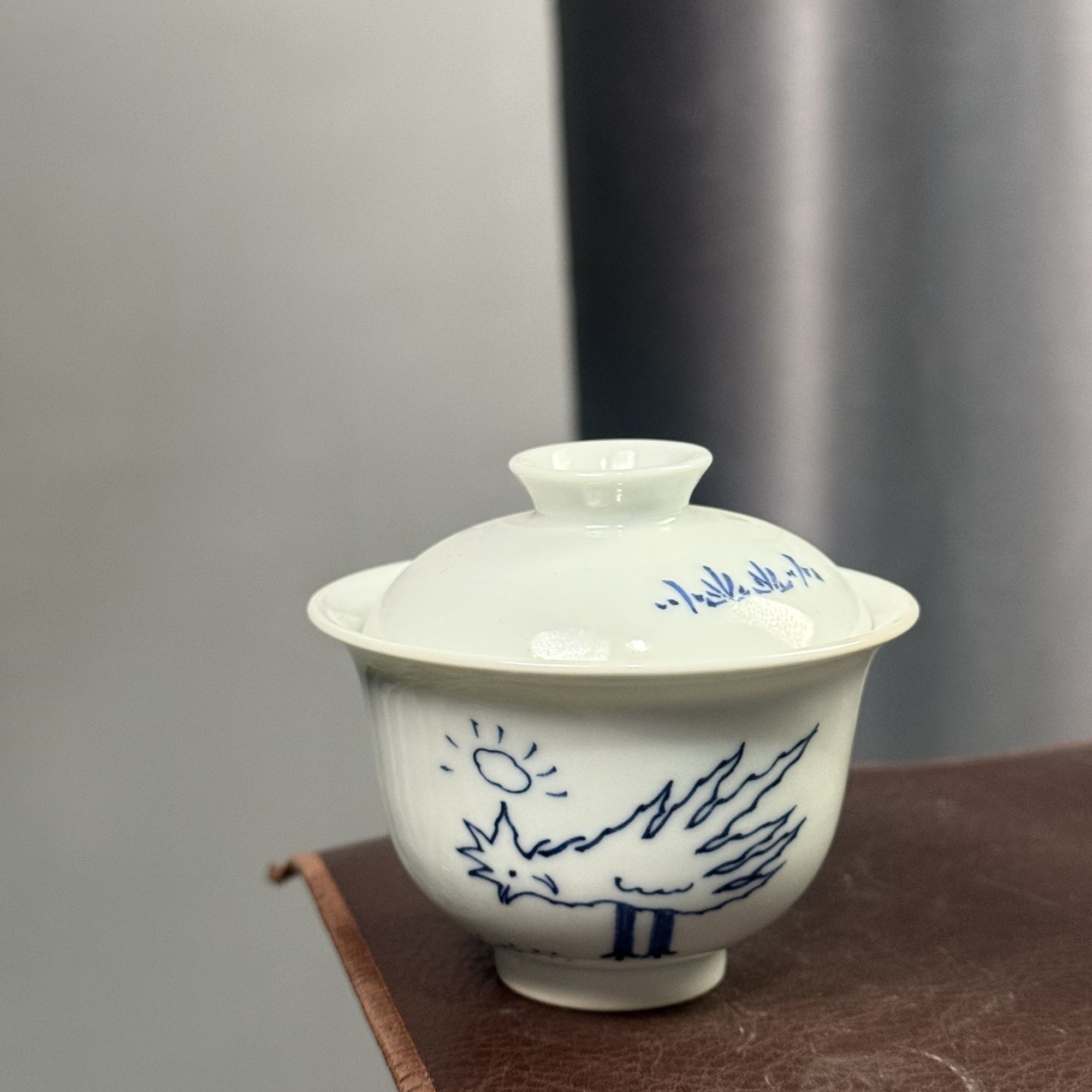 大瑕疵小鸡啄米盖碗