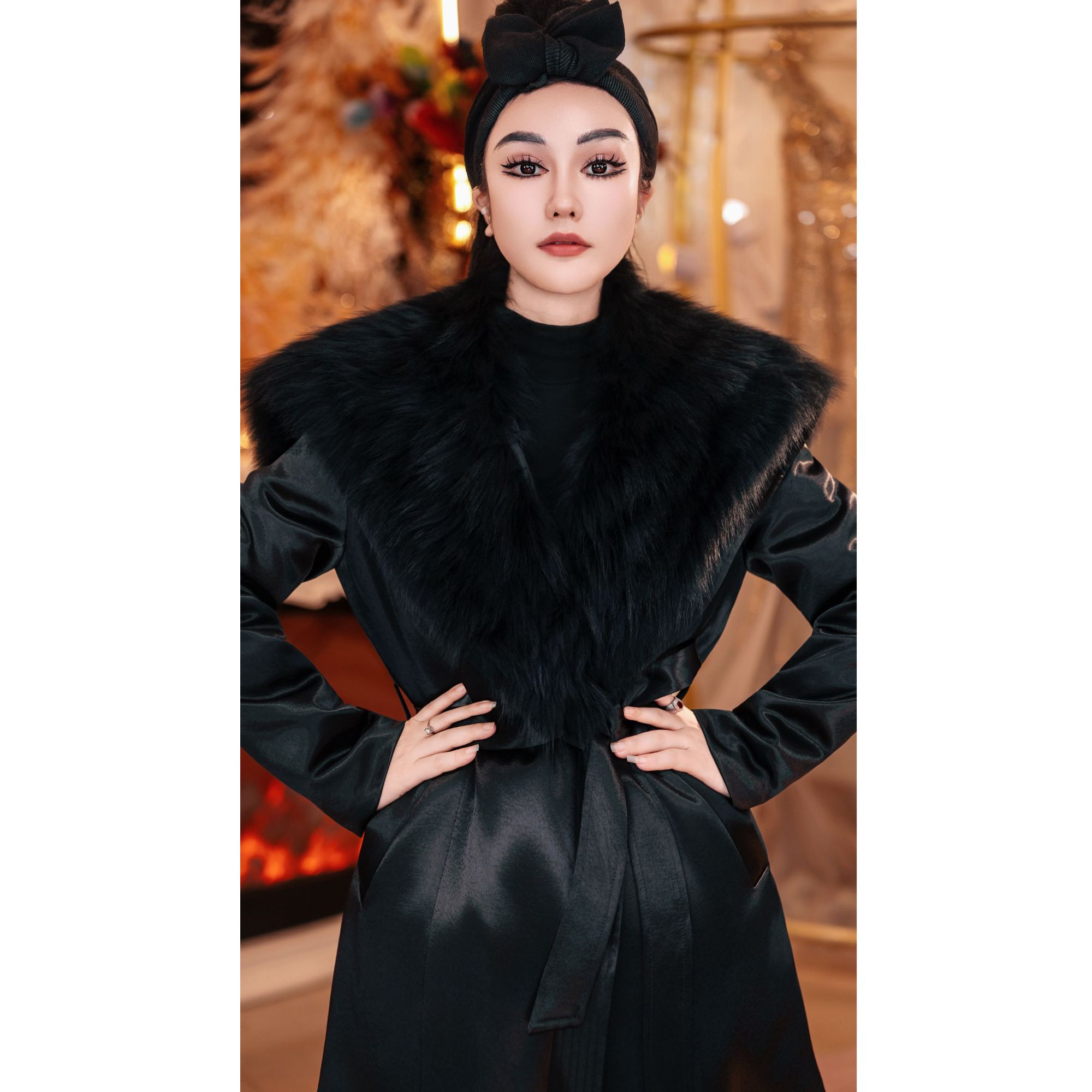 【星姐推荐】星原创高级定制【暗夜时刻】设计师款小众轻奢名媛外套