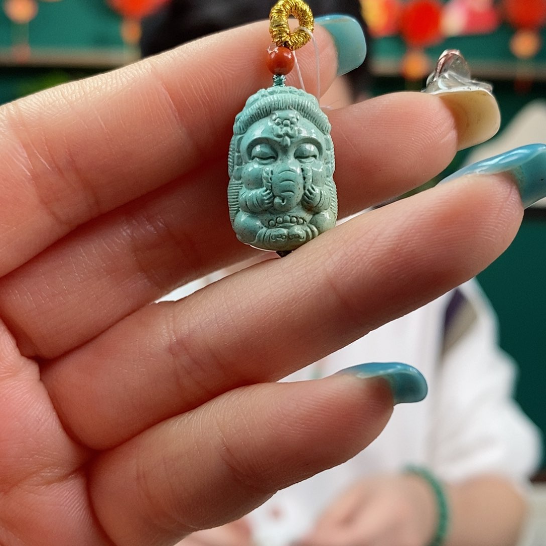 绿松石珠宝奇石未镶嵌