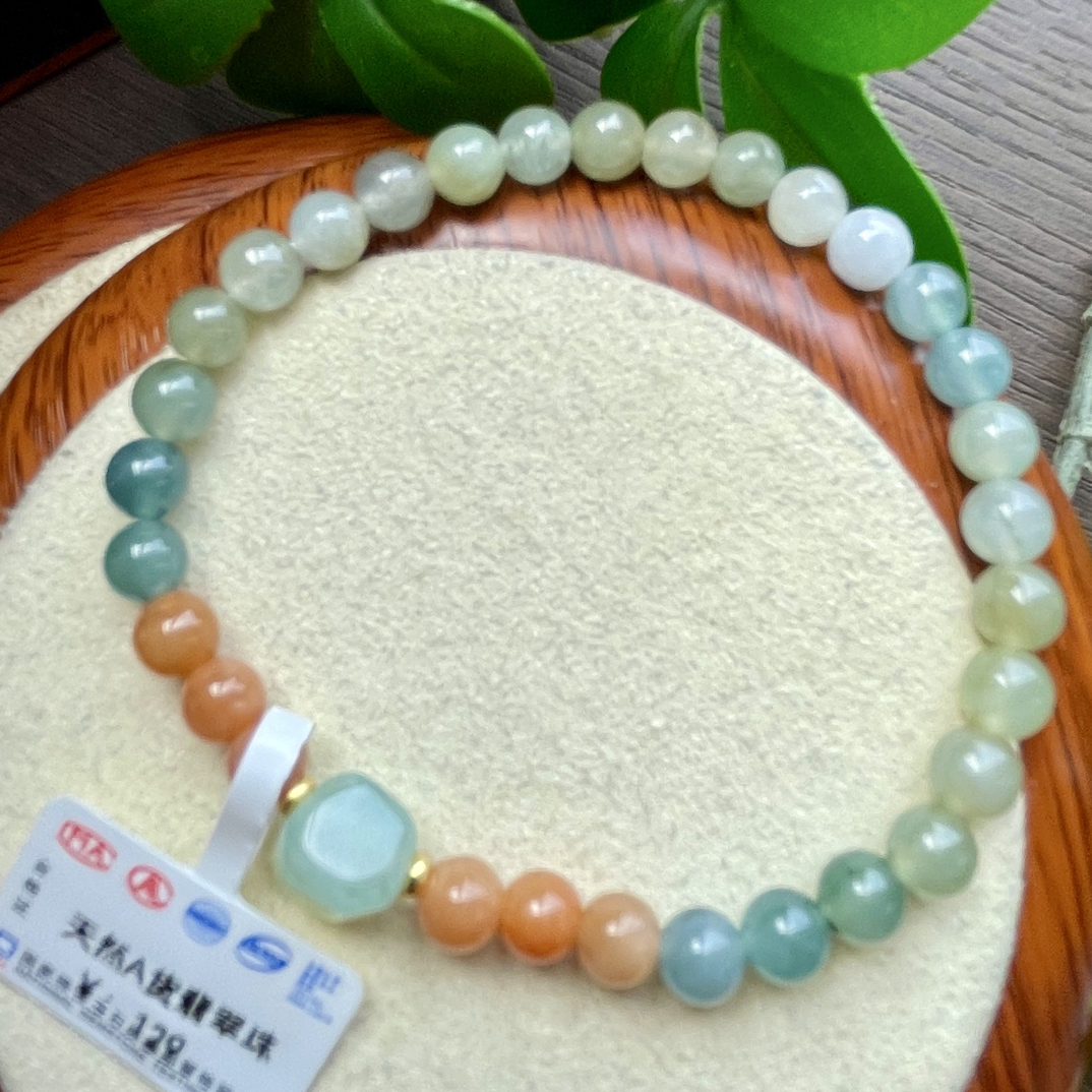 半价甩卖天然翡翠手串卡特价无鉴赏）