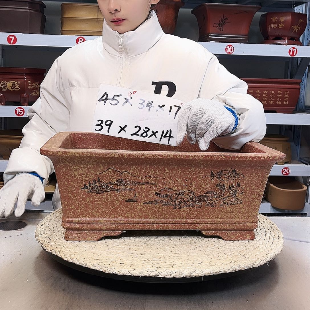 紫砂花盆紫砂花盆