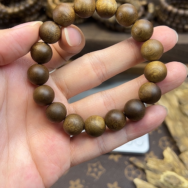 沉香沉香碎屑12圆珠单圈12克