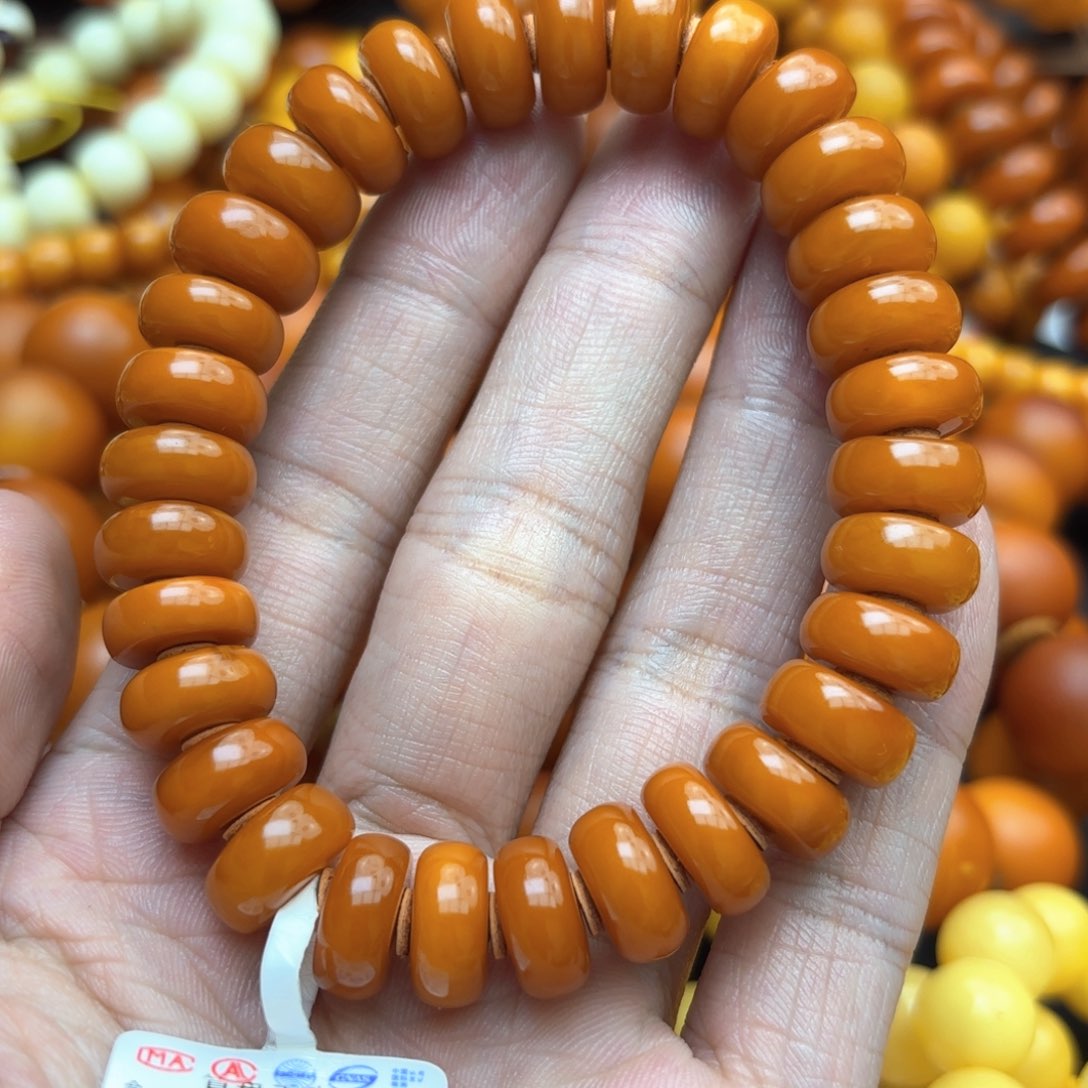 琥珀手链未镶嵌蜜蜡