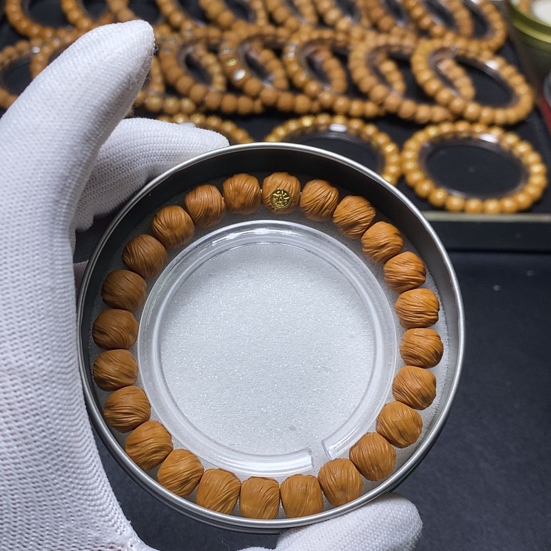 猴头核桃手串18k金标鬼印 10+ 全品 26号