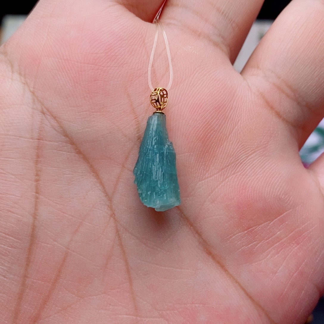 18K金镶嵌颈饰碧玺