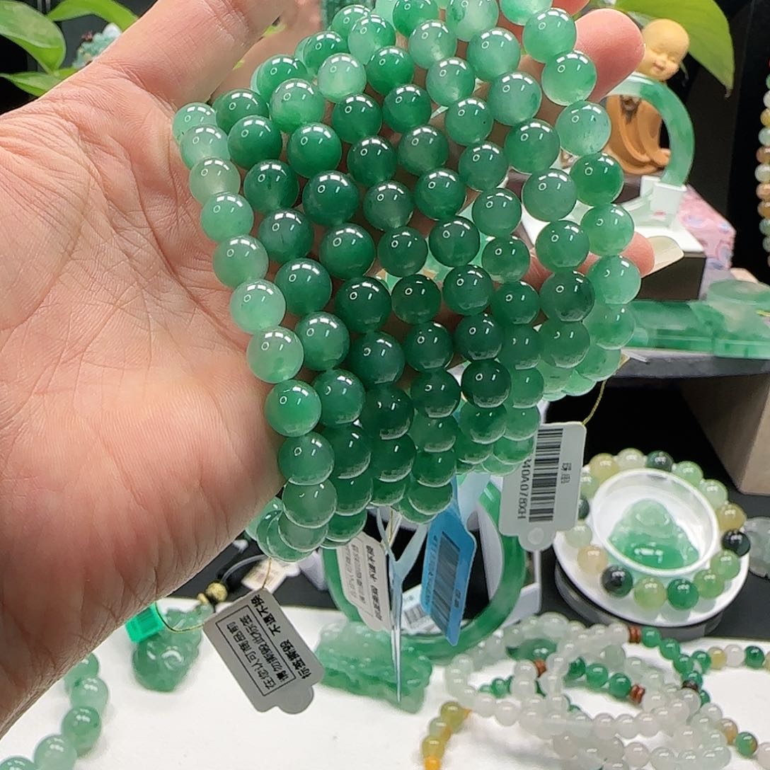 石英质玉手串未镶嵌