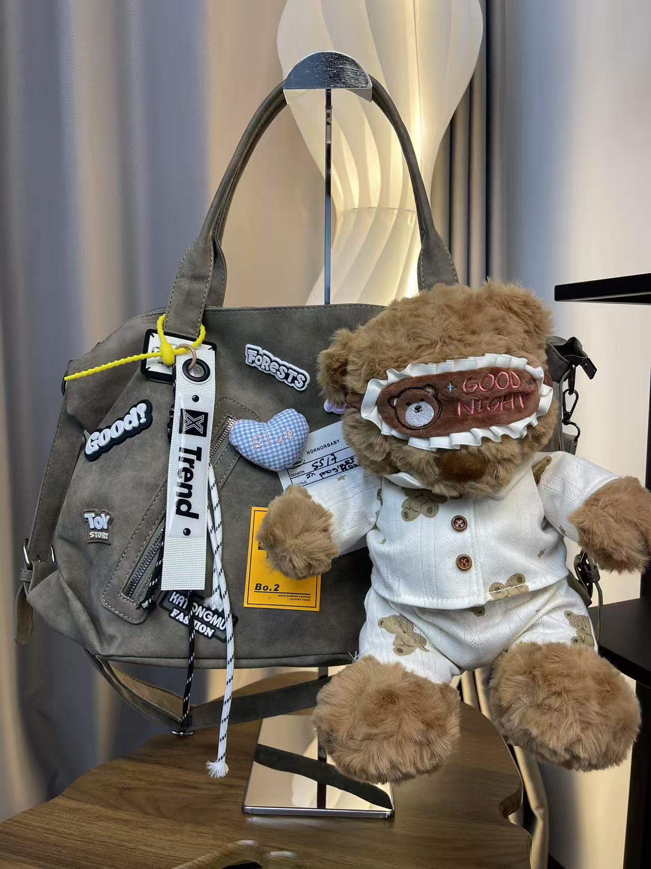 2025（原创熊熊）时尚百搭休闲韩版托特包