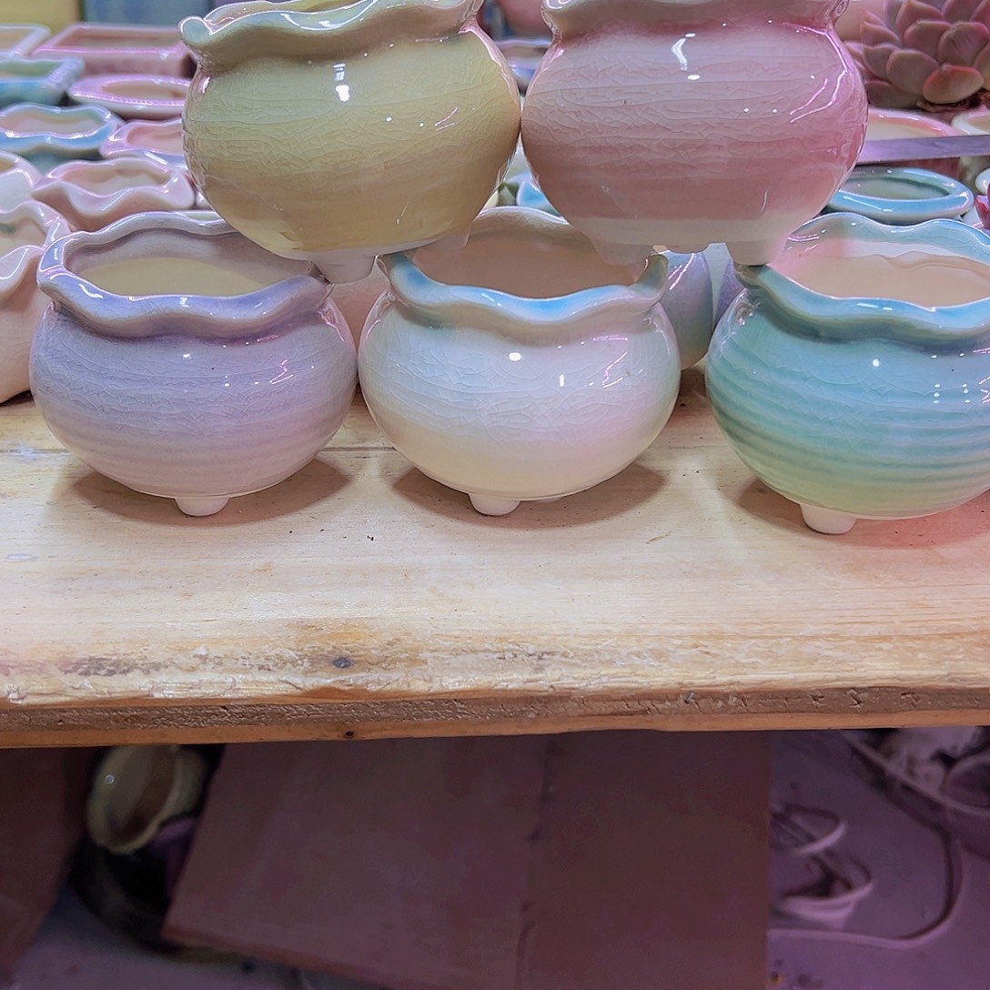 陶瓷花盆当场凑满12包邮