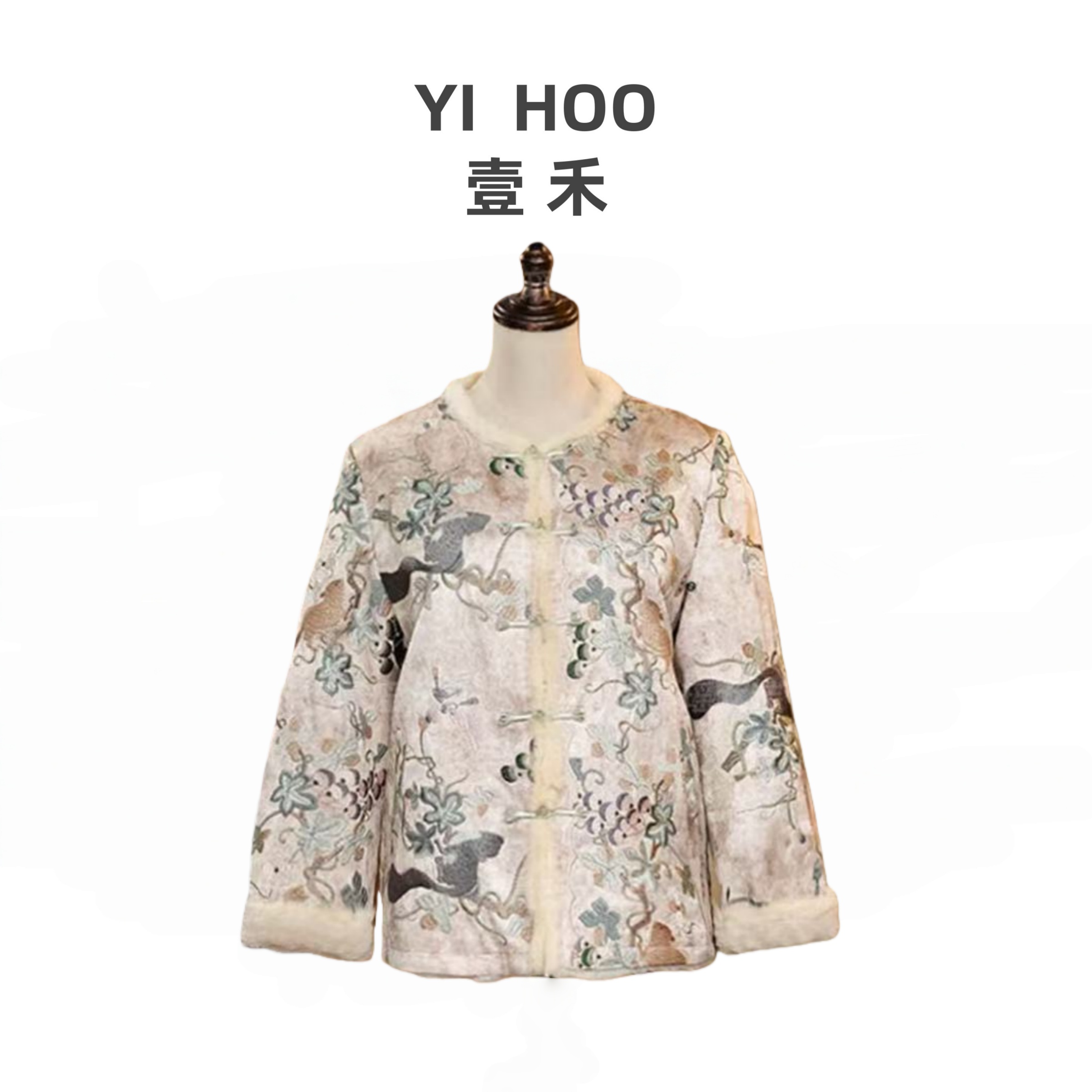 【灵泽】25年冬季新款双面穿水貂女款上衣重工刺绣高级感显瘦百搭