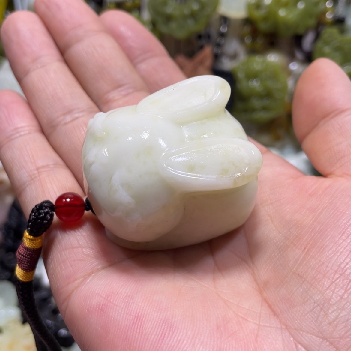 【闪购商品】岫玉颈饰未镶嵌74手把