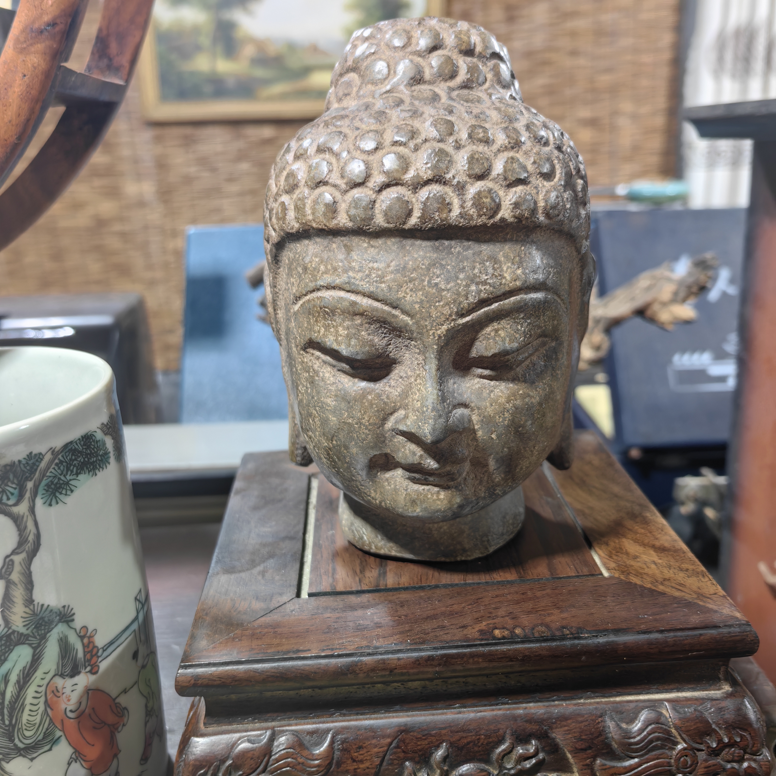 家居客厅玄关茶室复古装饰