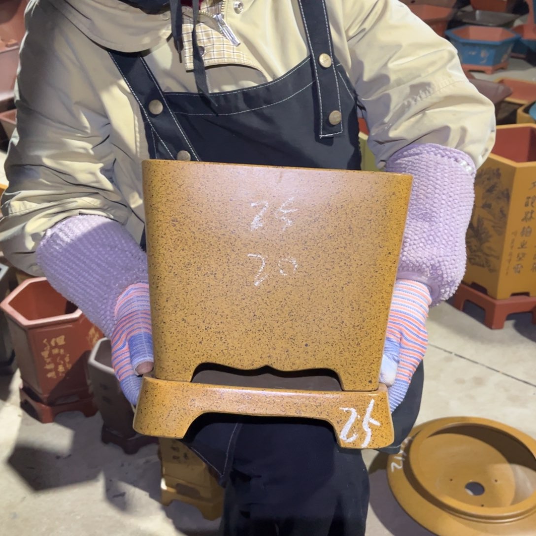 紫砂花盆盆景艺术