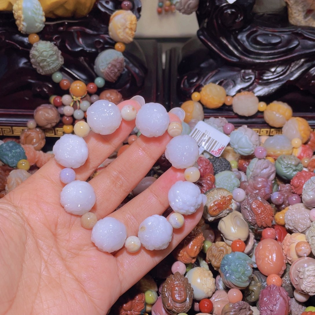 石英质玉手链未镶嵌小*