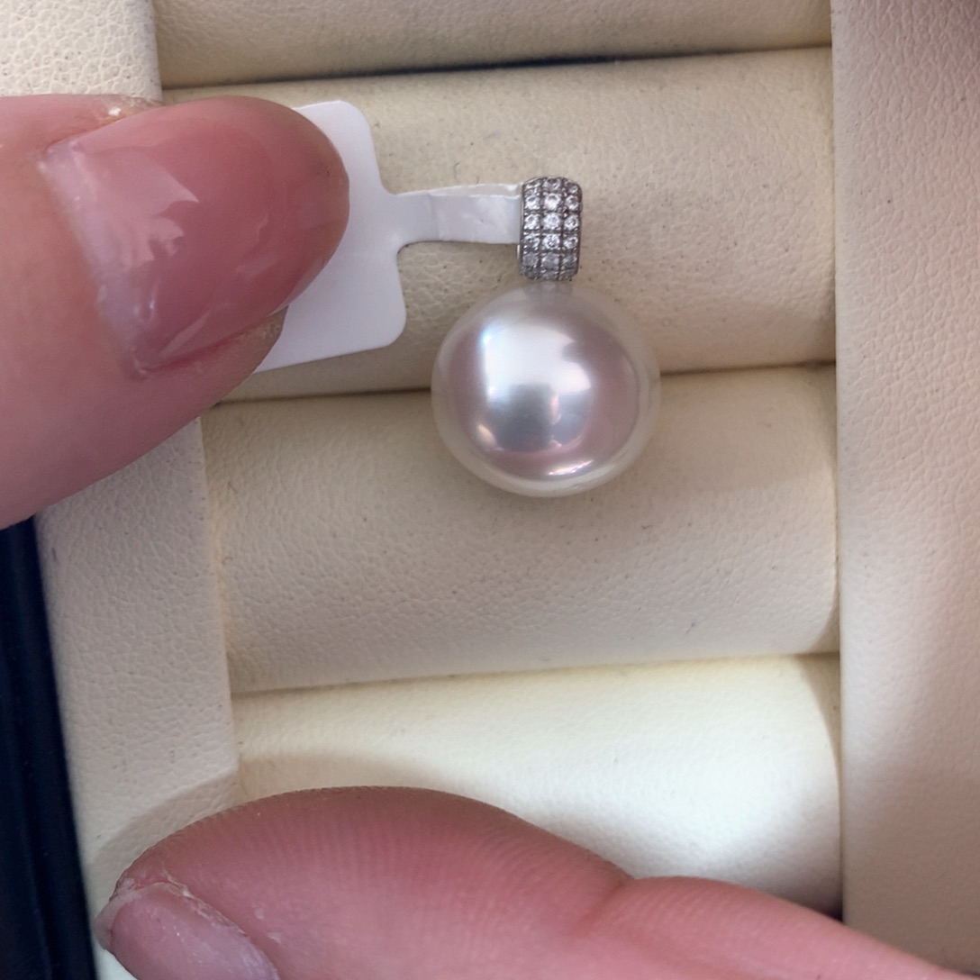 海水珍珠颈饰18K金镶嵌