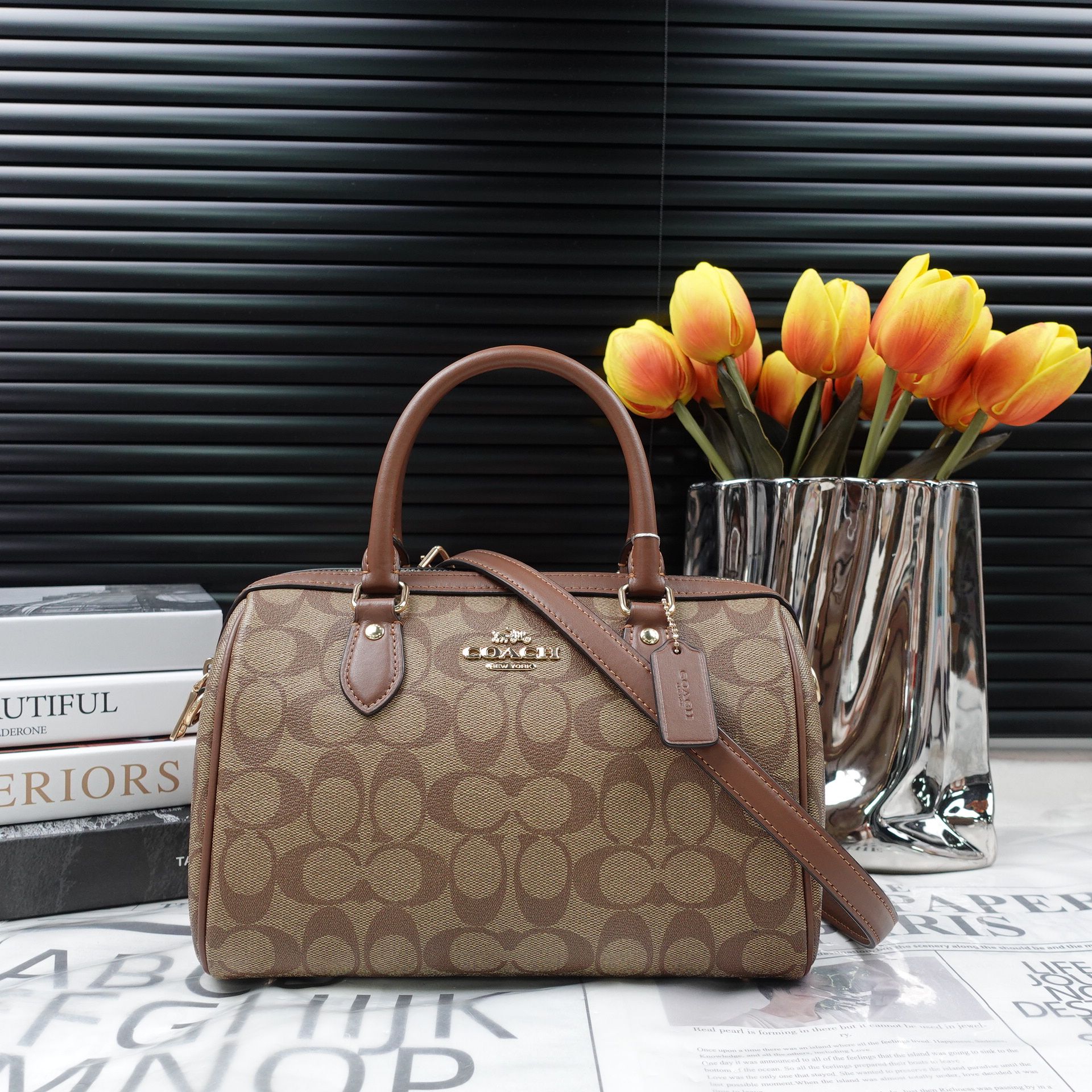 95新 COACH/蔻驰 单肩包/T20230721