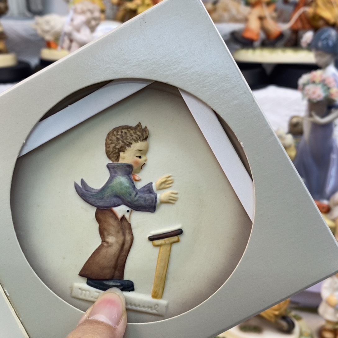 瓷片欧美中古美物摆件