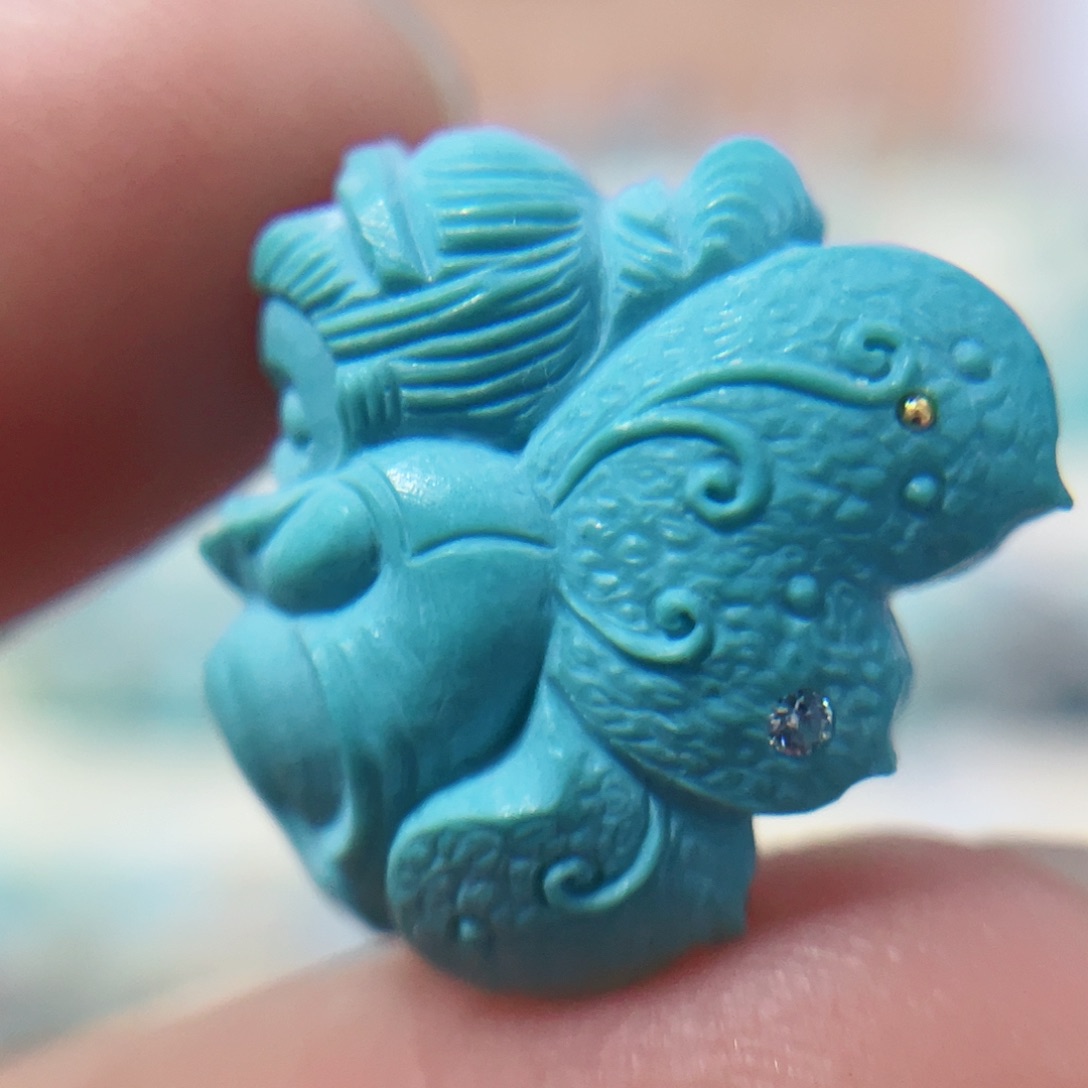 绿松石珠宝奇石未镶嵌