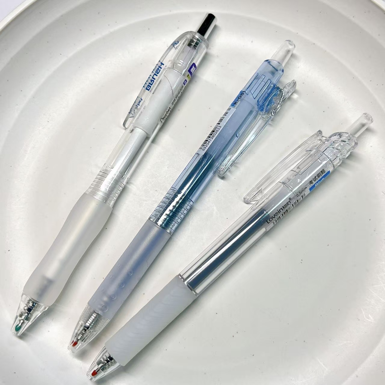 【蓝墨-3支】D11知心K511+薄荷冰+减负笔,掉封蜡不售后
