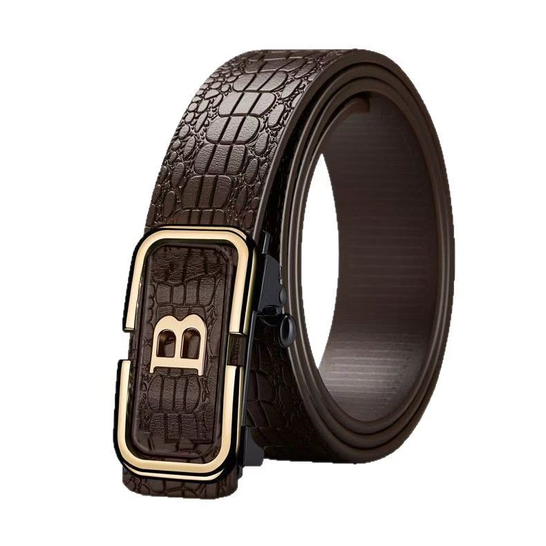经典男士b字潮流休闲高端简约百搭裤腰带商务腰带