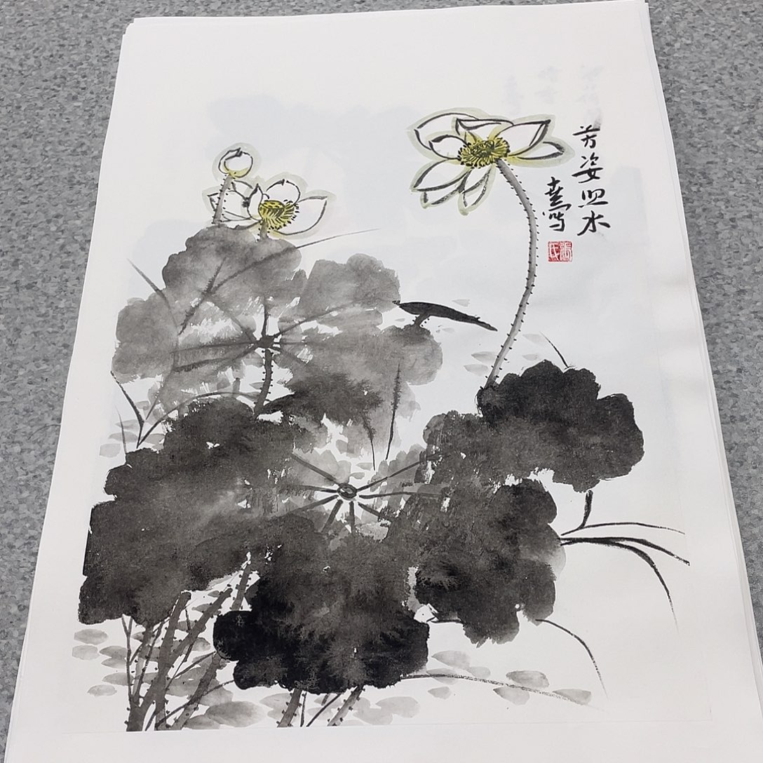 国画1.4平尺国画作品