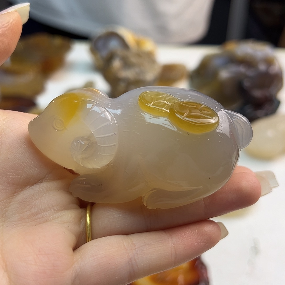 玛瑙/玉髓未镶嵌颈饰