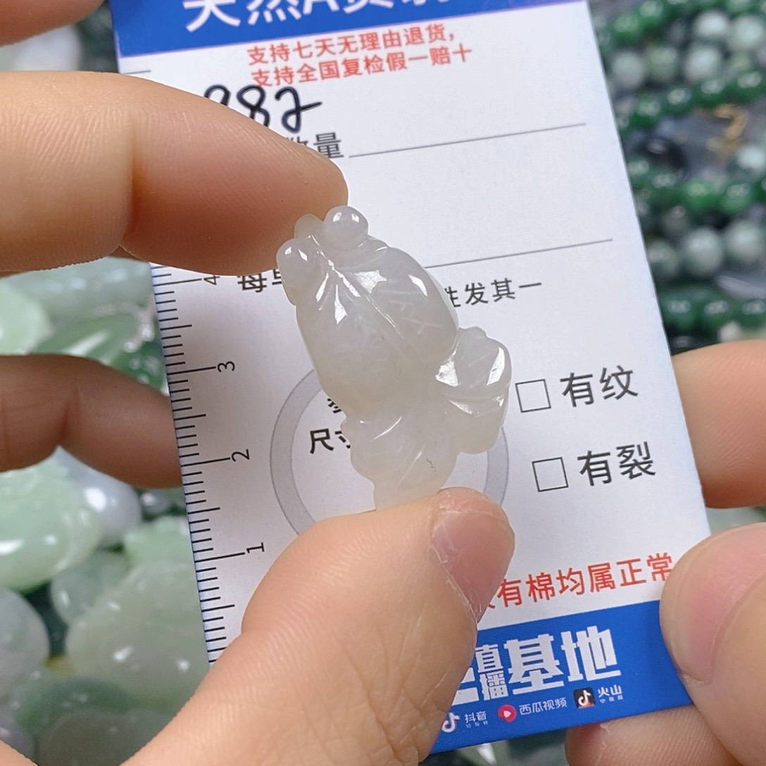 翡翠颈饰未镶嵌天然翡翠