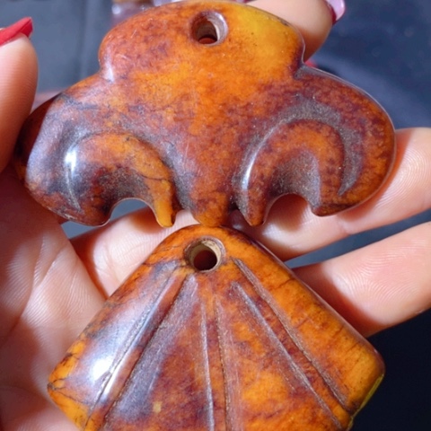 紫金钵盂菩提吊坠丁*洆