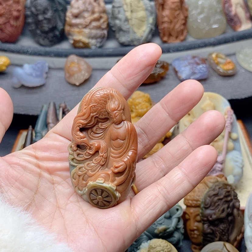 【闪购商品】定制石英质玉吊坠未镶嵌