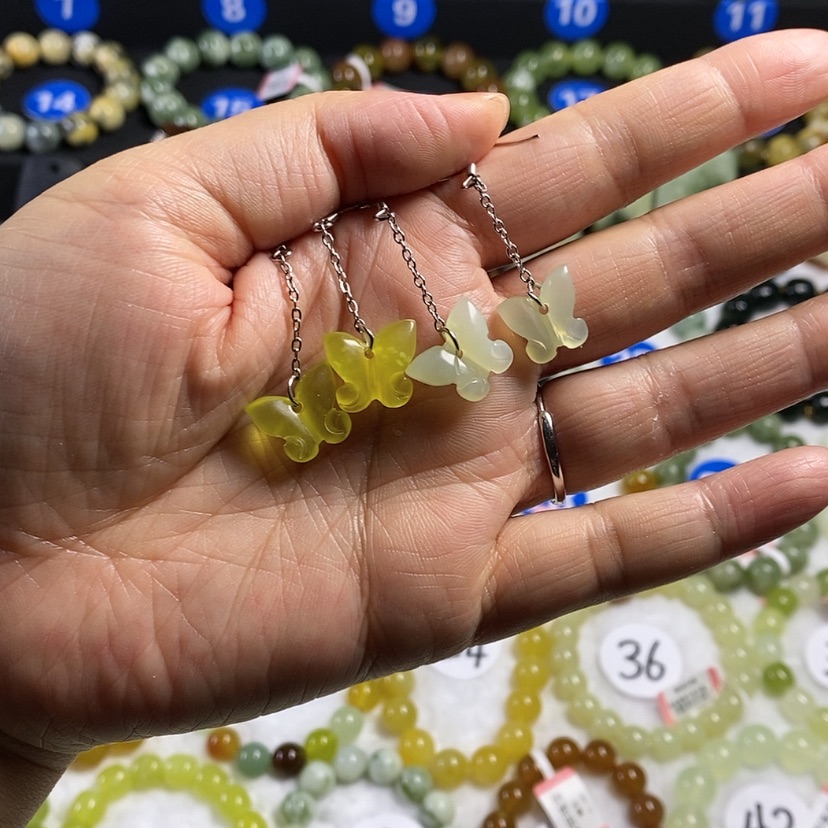 【闪购商品】蛇纹石玉手链未镶嵌