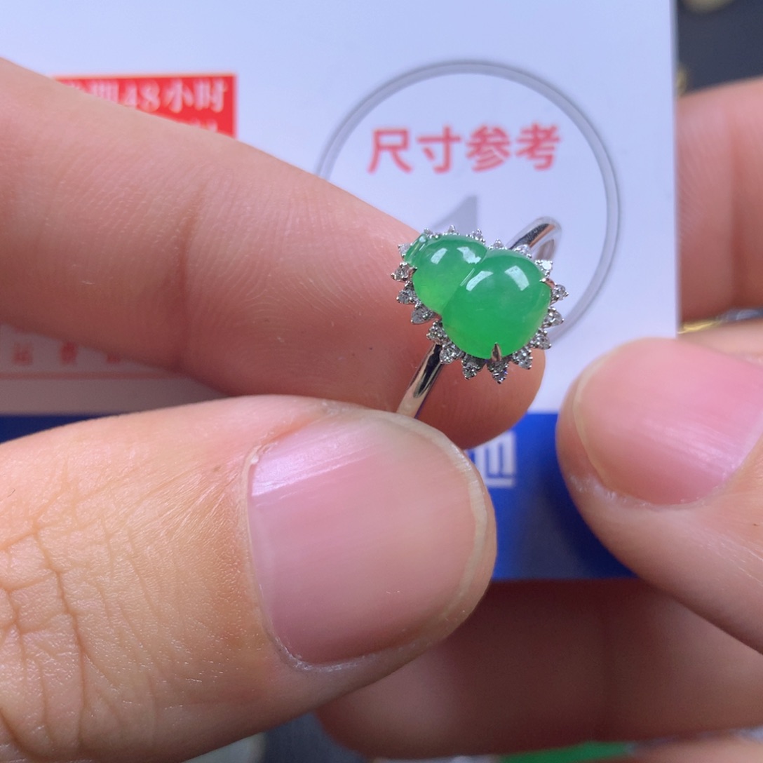 【闪购商品】翡翠颈饰18K金镶嵌翡翠