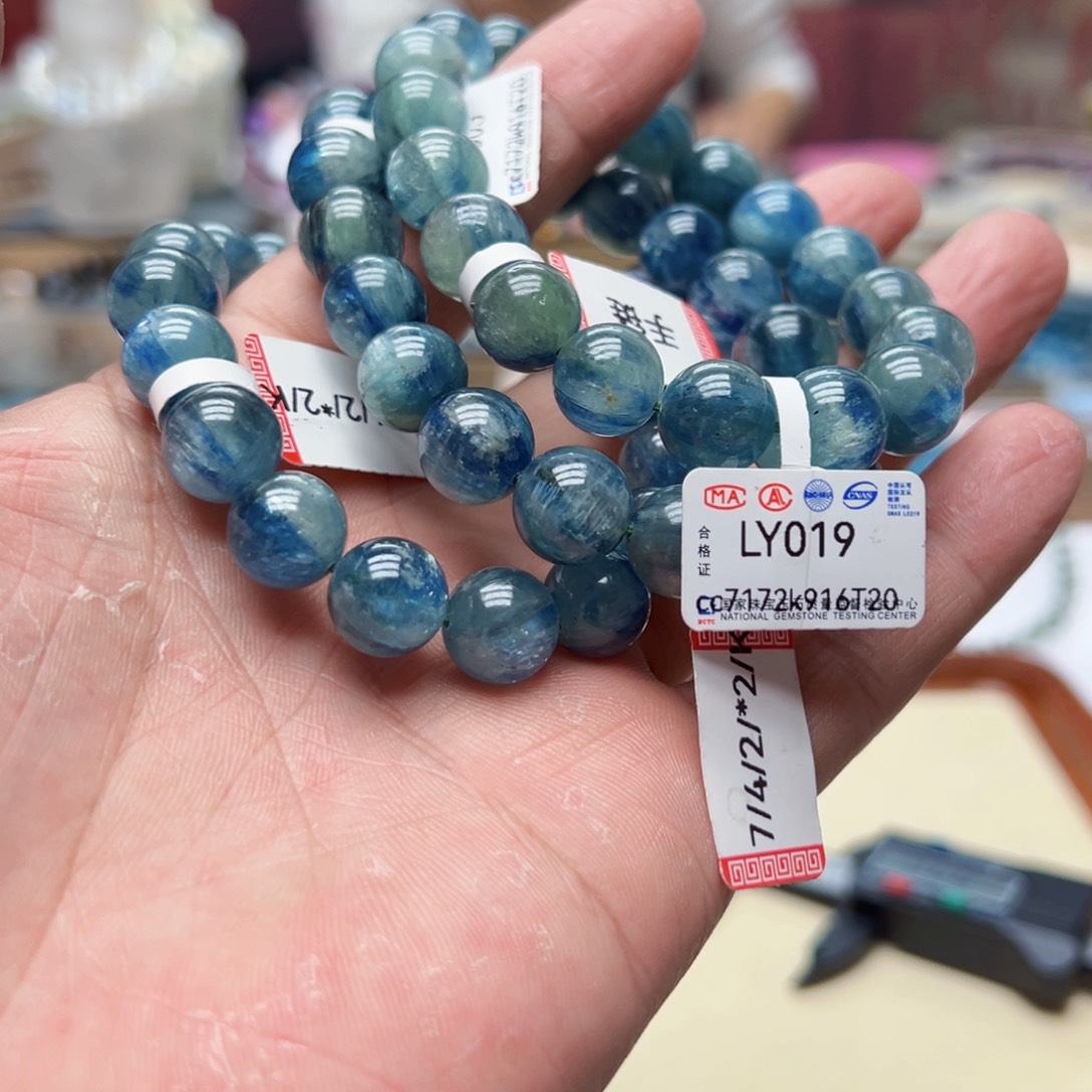 未镶嵌手链月光石蓝绿金