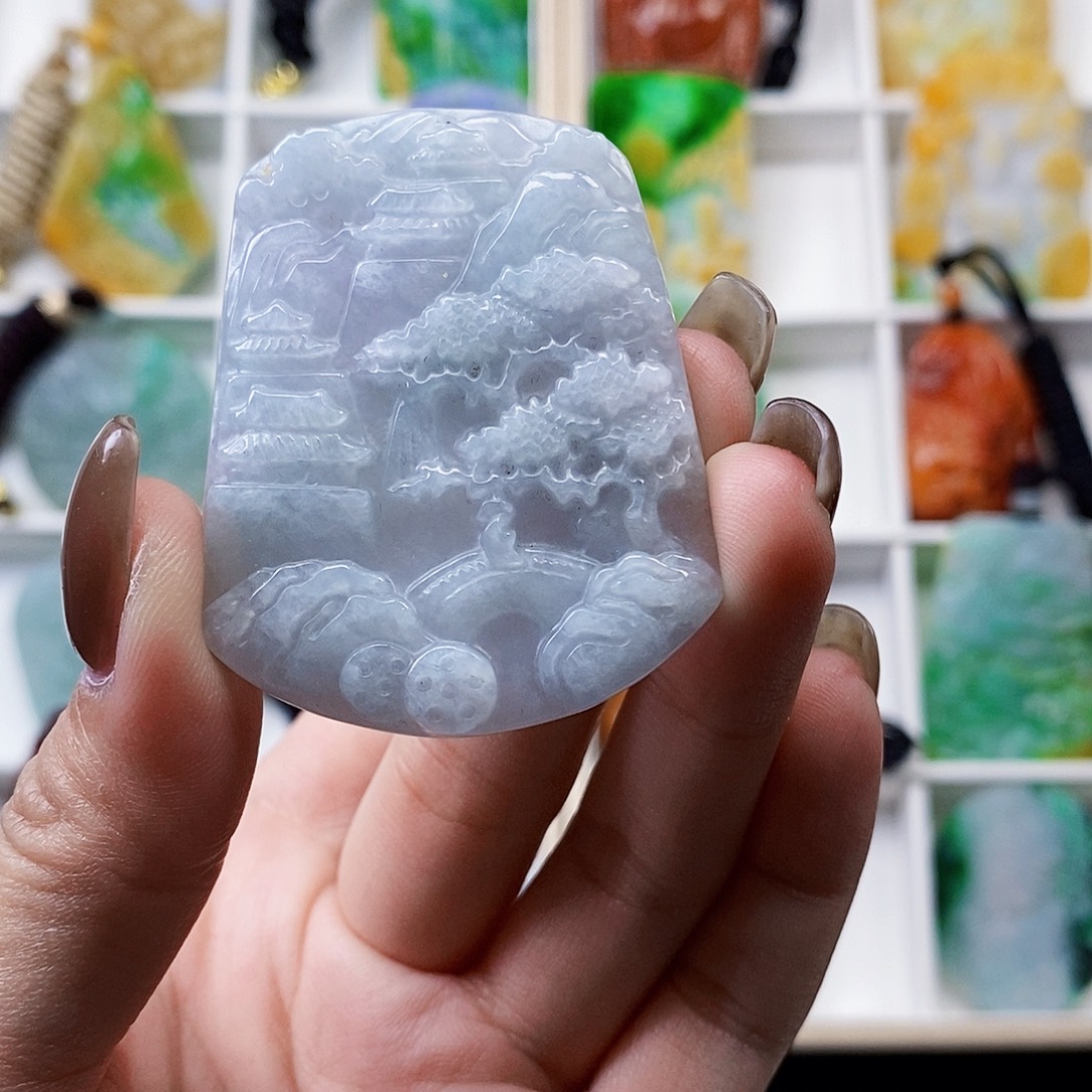 翡翠未镶嵌颈饰翡翠A货